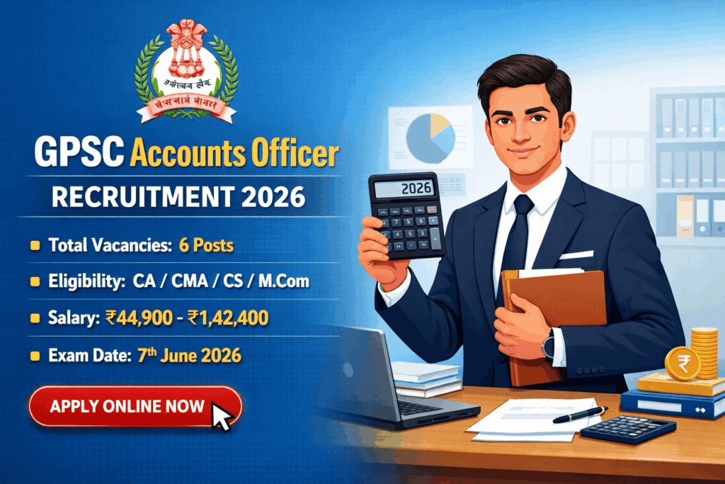 GPSC Accounts Officer Recruitment 2026 Notification Image